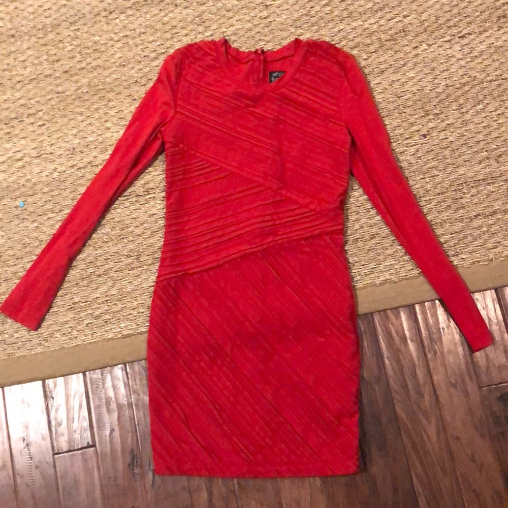 Torn by Ronny Kobo red dress
